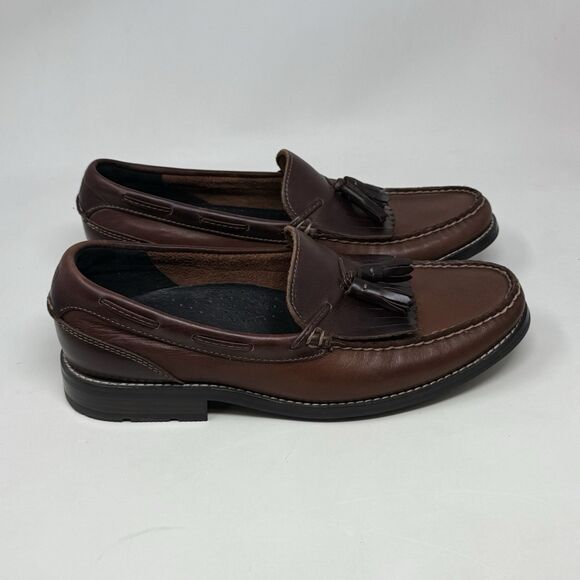 Sperry Top Sider Loafers Mens 9.5 M Brown Leather Kiltie Tasseled Slip On Casual main image 11
